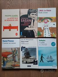 Set libri in francese livello facile e intermedio 
