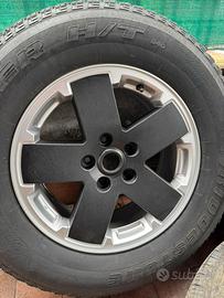 5 cerchi wrangler jk bicolre  nuovissimi.