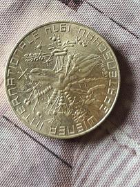 Moneta argento 50 scellini 