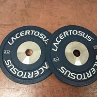 Dischi pesi lacertosus 20 kg elite bumper