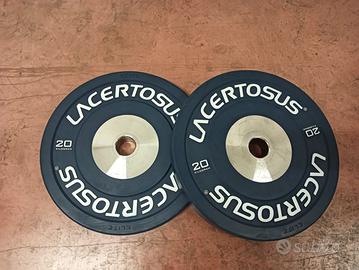 Dischi pesi lacertosus 20 kg elite bumper