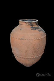 ANTICA GIARA ORCIO IN TERRACOTTA H 62 '800