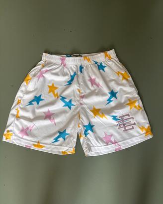 pantaloncino bianco con stelle