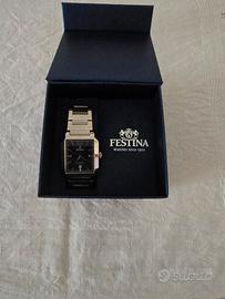 Orologio Festina Classic Rettangolare Nero Quartz
