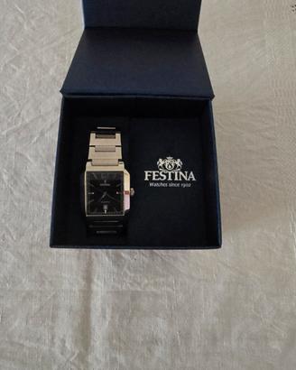 Orologio Festina Classic Rettangolare Nero Quartz
