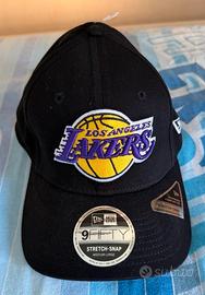Cappello New Era Stretch Snap 9Fifty LA Lakers ner