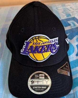 Cappello New Era Stretch Snap 9Fifty LA Lakers ner