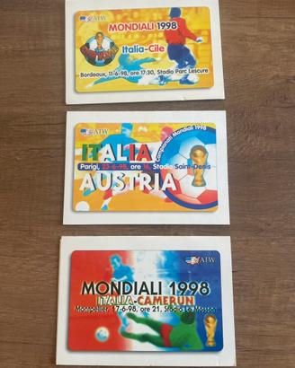 Schede telefoniche ATW MONDIALI ITALIA
