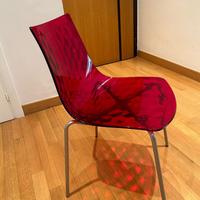 SEDIE CALLIGARIS ROSSE