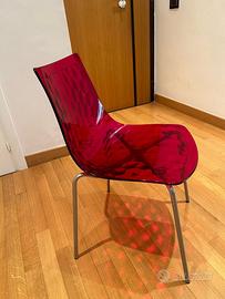 SEDIE CALLIGARIS ROSSE