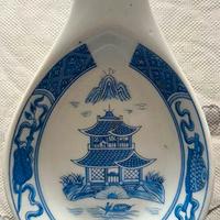 Cucchiaio da portata cinese vintage '70-