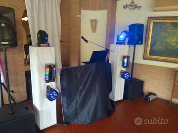 2 COLONNE LUCI COMPLETE COME FOTO PER DJ, MUSICIST