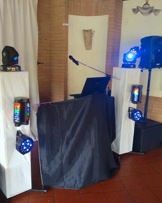 2 COLONNE LUCI COMPLETE COME FOTO PER DJ, MUSICIST