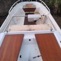 Barca a motore in vetroresina