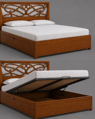 letto matrimoniale contenitore