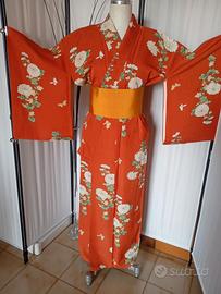 kimono autentico giapponese antico in seta 