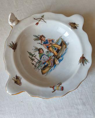 Piatto scalda pappa vintage 