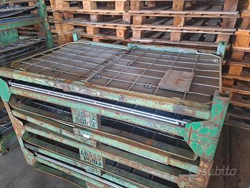 contenitori cassoni in ferro richiudibili 