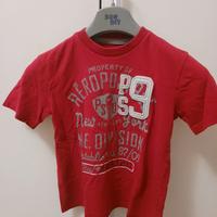T.Shirt rossa con stampa anni 6 marca P.S.