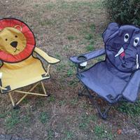 Poltroncine campeggio richiudibili animali