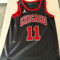 Canotta Chicago Bulls Jordan nera