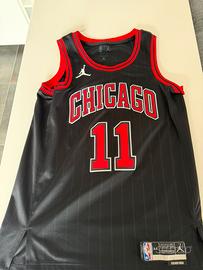 Canotta Chicago Bulls Jordan nera