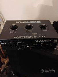 scheda audio esterna M Track solo completA 