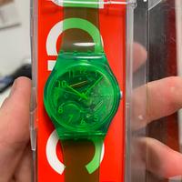 Swatch orologio Verde Trasparente