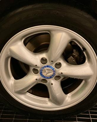 4 cerchi 16” Mercedes Slk r170 Evo originali+gomme