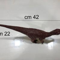 Dinosauro Velociraptor 42cm x 22cm come nuovo