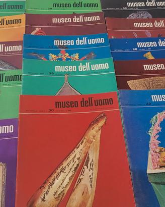 Rivista Museo dell'uomo anno 1964-1965 15 pezzi