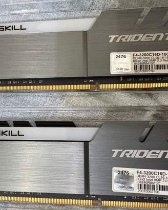 G.Skill Trident Z DDR4 16GB (2x8GB) 3200MHz CL16