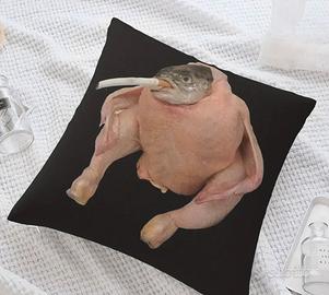Copricuscino Pesce fumante meme 