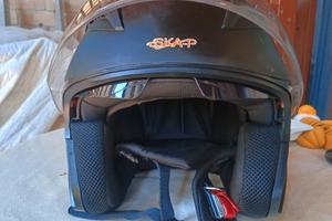 Casco jet con Visiere.