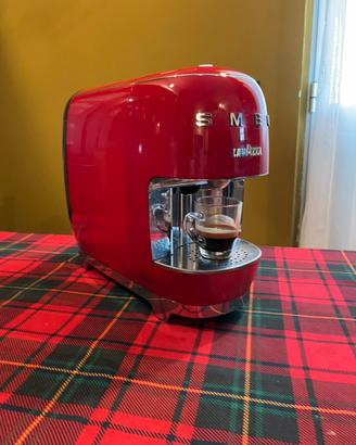 Macchina Caffè Smeg Lavazza A Modo Mio Rossa