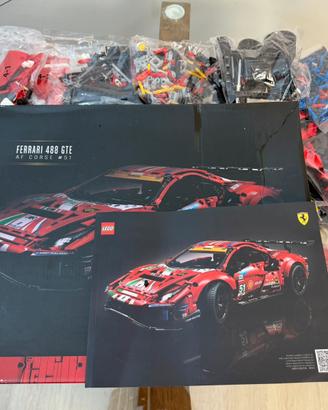 Ferrari 488 GTE 1677 pz Lego compatibile Technic