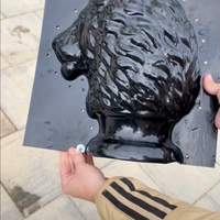 Stampi Cemento Gesso Matrice Forma Leone Fai Da Te