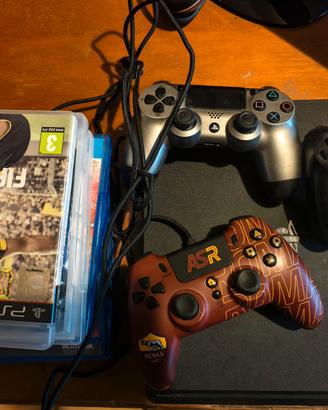 Ps4 slim 500 Gb + giochi + joystick
