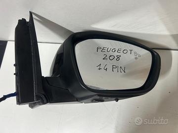 Specchietto retrovisore dx peugeot 208 2019>2025