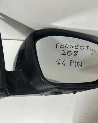 Specchietto retrovisore dx peugeot 208 2019>2025