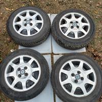 4 cerchi per Fiat Panda con gomme invernali 