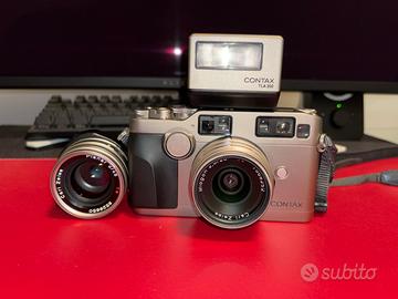 Contax G2 zeiss 28mm e 45mm + Flash TLA200