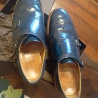 scarpe di lusso in pelle verdi Churc's