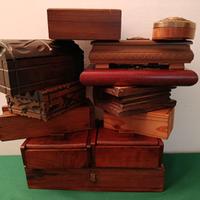 SCATOLE ANTICHE IN LEGNO