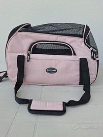 Trasportino per cani colore rosa