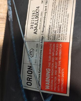 Tubo catodico funzionante