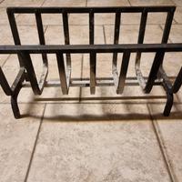 Brucialegna in ferro per camino