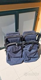 Inglesina Twin Sketch Gemellare Blu 2023