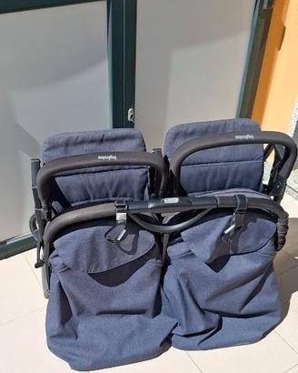 Inglesina Twin Sketch Gemellare Blu 2023