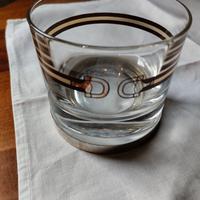 Bicchiere Gucci da whisky vintage marcatosul fondo